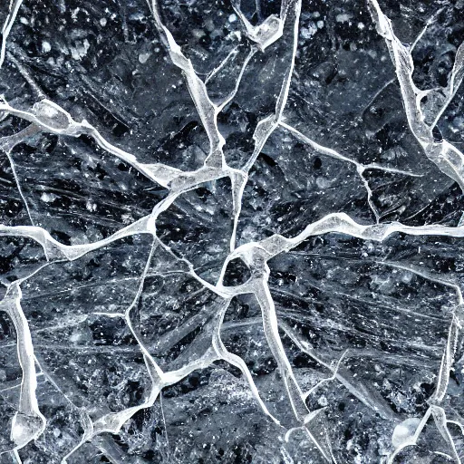 Image similar to shattered ice surface, 8k, ultra realistic.