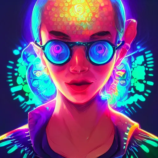 Image similar to skill magic geek inside matrix deepdream radiating a glowing aura stuff loot legends stylized digital illustration video game icon artstation lois van baarle, ilya kuvshinov, rossdraws,