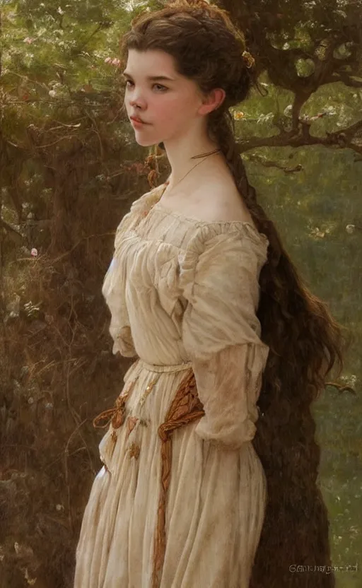 Prompt: anya taylor-joy, traditional corsican, intricate, highly detailed, artstation, illustration, jurgens, rutkowski, bouguereau, pastoral, rustic, georgic