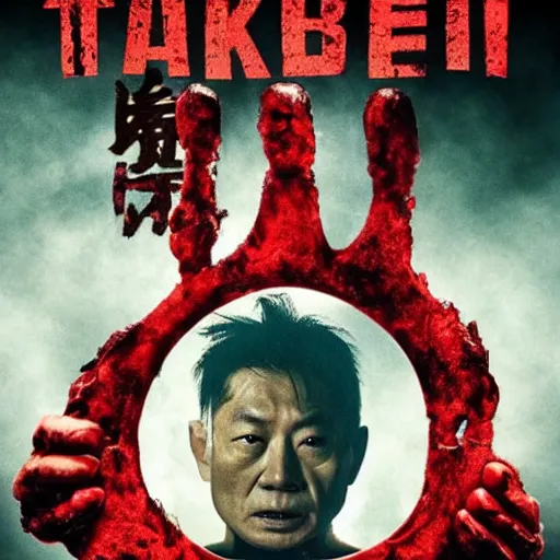 Prompt: 8 k uhd new horror movie poster from takeshi miike, uhd details