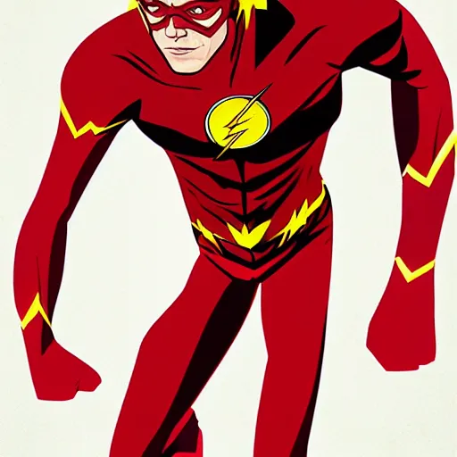 Image similar to Vector Portrait of the Flash by Alex Ross