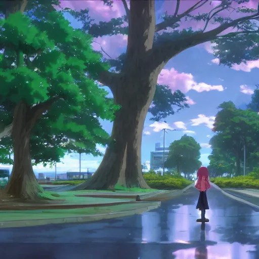 Prompt: beautiful anime Curitiba by makoto shinkai