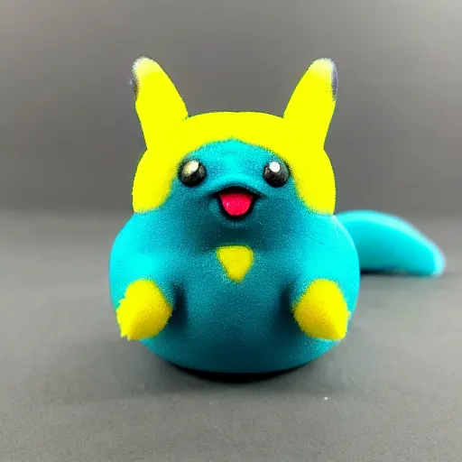 Image similar to a slime Pikachu