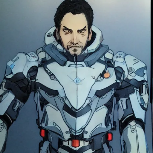 Image similar to Captain Ed Mercer from the Orville, Yoji Shinkawa