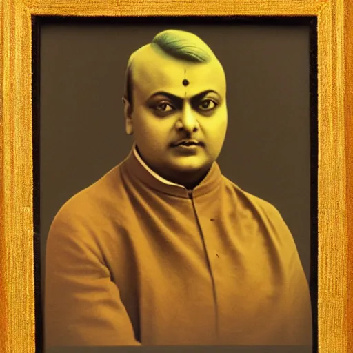 Prompt: portrait of Swami Vivekananda