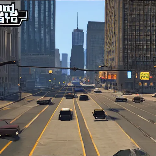 Prompt: in - game screenshot of grand theft auto : chicago