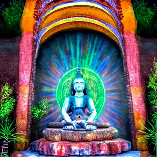Image similar to Paintography portrait of the Gateway to nirvana
