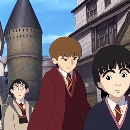 Prompt: A still of harry potter in Spirited Away (2001)