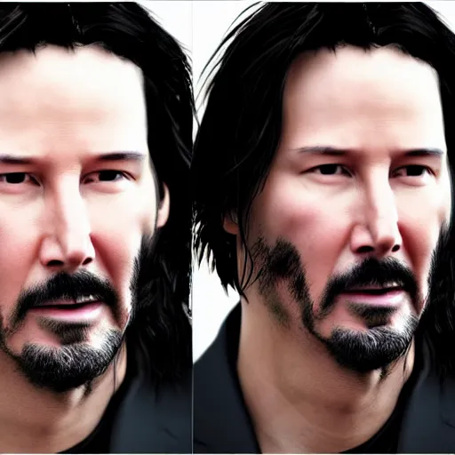 Prompt: hyperrealistic dslr film still of keanu reeves with a weave, stunning 8 k octane comprehensive 3 d render, inspired by istvan sandorfi & greg rutkowski & unreal engine, perfect symmetry, dim volumetric cinematic lighting, extremely hyper - detailed, incredibly real lifelike attributes & flesh texture, intricate, masterpiece, artstation, stunning