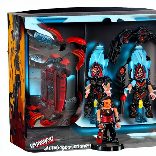 Image similar to playmobile set of jim raynor and kerrigan