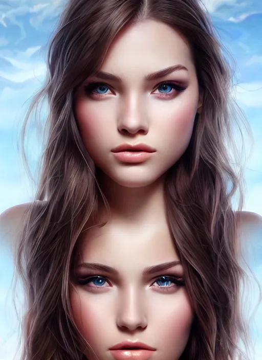 Image similar to a gorgeous female photo, professionally retouched, realistic, smooth face, perfect eyes, symmetrical, full body shot, wide angle, sharp focus, 8 k high definition, insanely detailed, intricate, elegant, art by artgerm