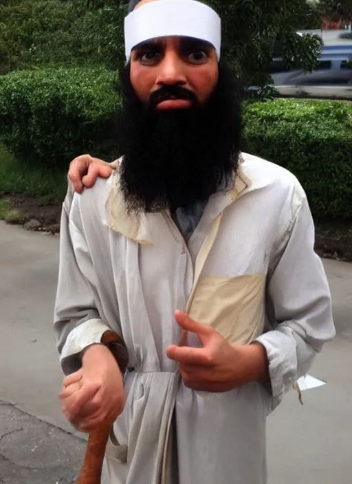 Image similar to some random guy i found on the street who kinda looks like a prophet mohammed, r / walmartcelebrities, impersonator