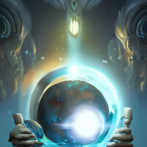 Image similar to guy who loves orbs a little too much, artstation, 4 k, unreal