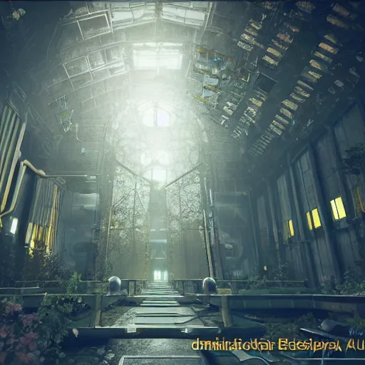 Prompt: kodak portra 8 0 0, infinitely detailed hd scenery ambience from nier automata, dream design, relief concept, majestic dream scenery detailed magic, chernobyl