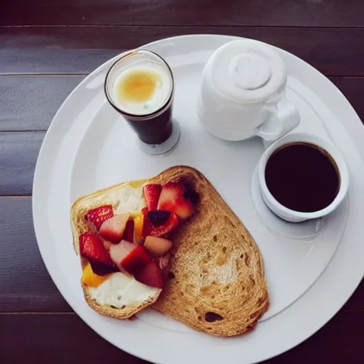 Image similar to a good morning breakfast and coffee