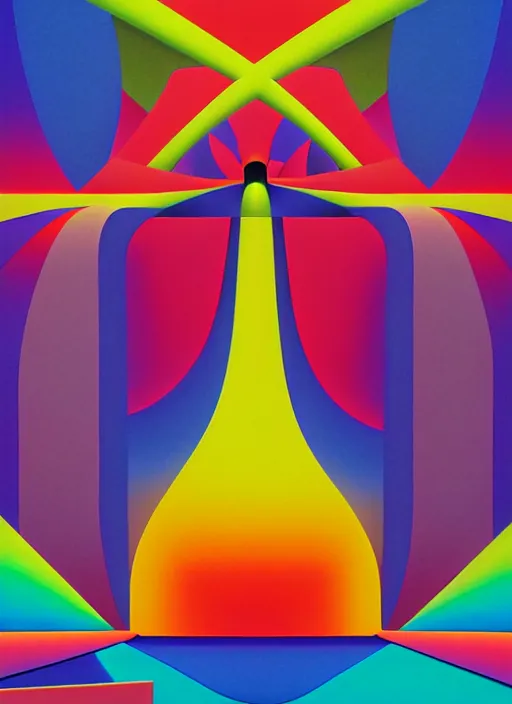 Prompt: abstract shapes by shusei nagaoka, kaws, david rudnick, airbrush on canvas, pastell colours, cell shaded, 8 k,