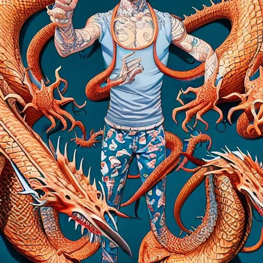 Image similar to 🐲, extremely detailed, sharp focus, wide view, full body shot, smooth, digital illustration, by james jean, by rossdraws, frank franzzeta, sakimichan