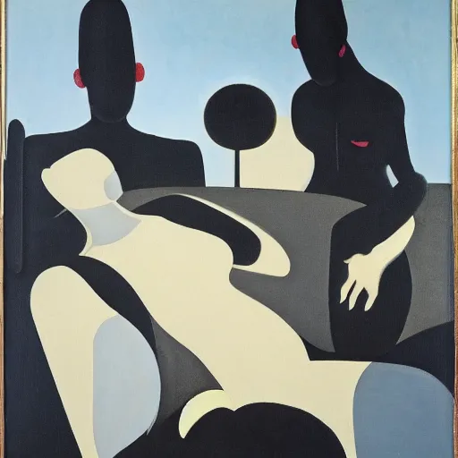 Image similar to monogamy destroying the entire world, by leon spilliaert, oil on canvas