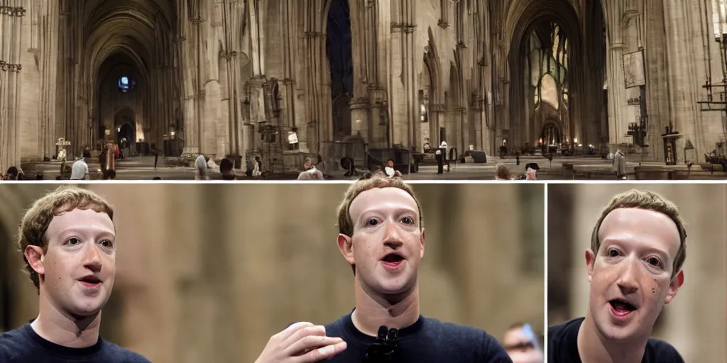 Image similar to mark zuckerberg as the hunchback of notre dame