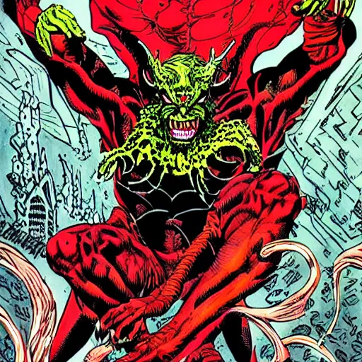 Prompt: demon by todd mcfarlane
