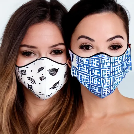 Image similar to face mask designs