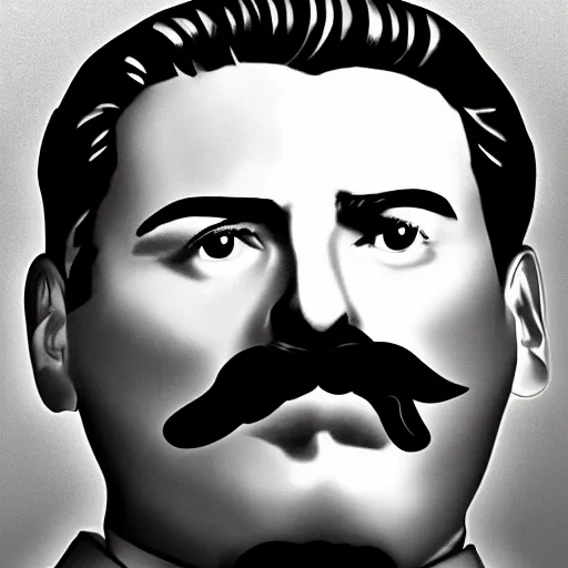 Image similar to lgbt art, tom of finland style, stalin, with lenin, in billy herrington body, art in 4 k, high quality