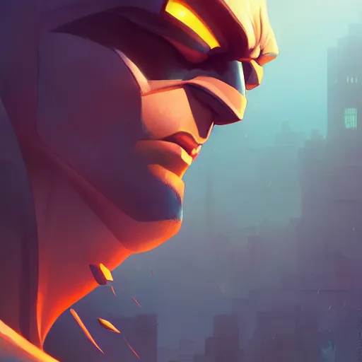 Image similar to hero world batman, behance hd by jesper ejsing, by rhads, makoto shinkai and lois van baarle, ilya kuvshinov, rossdraws global illumination