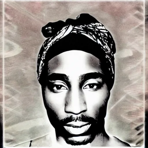 Image similar to if tupac was a woman