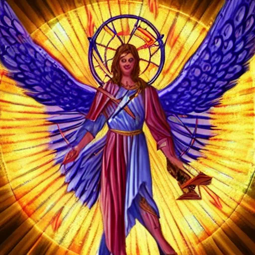 Prompt: biblically accurate angel, spinning wheels of fire with 6 wings and eyes everywhere