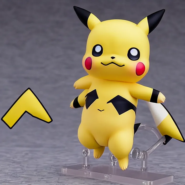 Prompt: Pikachu, An anime Nendoroid of Pikachu, figurine, detailed product photo