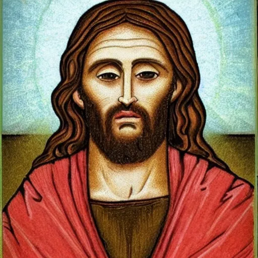 Image similar to jesus with down syndrome