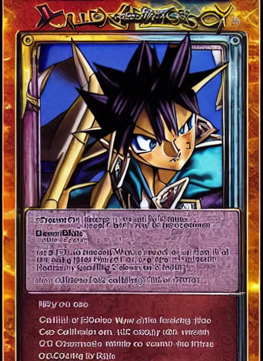 Prompt: yu - gi - oh card named the calling