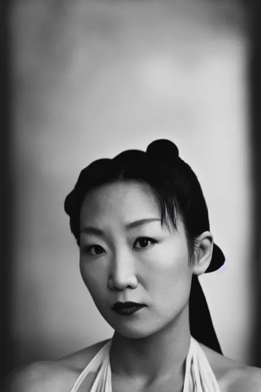 Prompt: Chun-Li, 35mm, f2.8, award-winning, candid portrait photo, taken by annie leibovitz