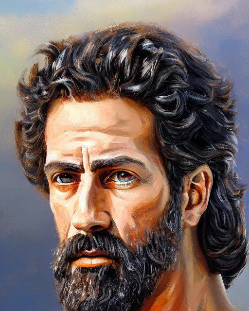 Prompt: acrylic painting portrait of philip of macedon, high production value, intricate details, high resolution, hdr, high definition, masterpiece, realistic, ultrarealistic, highly detailed, hd, sharp focus, non blurry, sharp, smooth