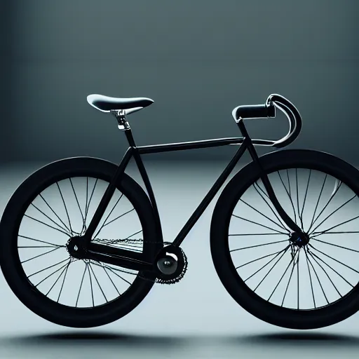 Image similar to akira bike, moody lighting, shallow depth of field, 8 k, ultra realistic,