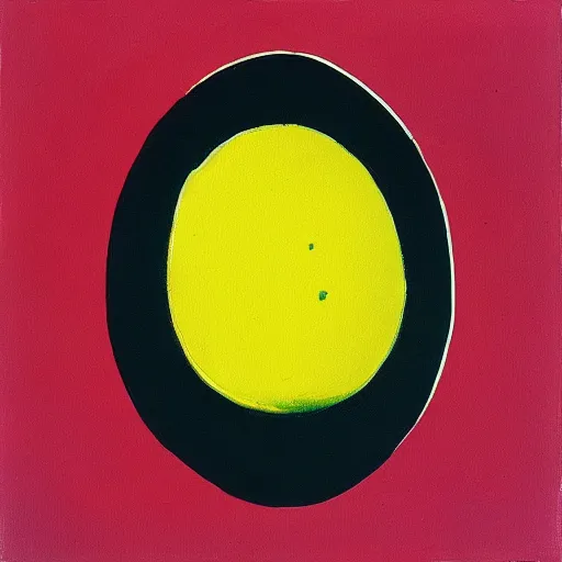 Image similar to “ a painting of a lemon by andy warhol ”