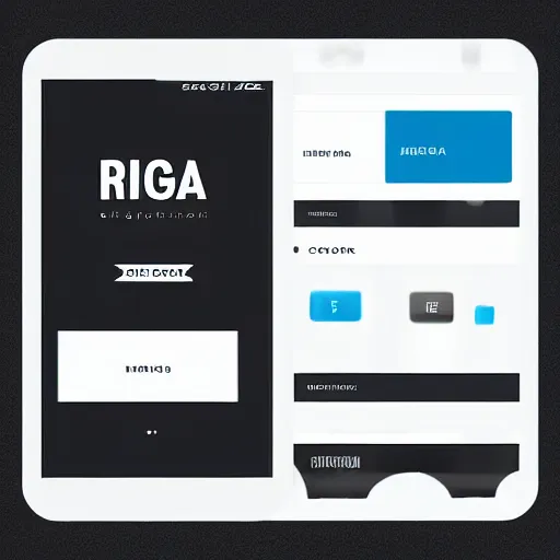 Prompt: Mega Web Radio for mobile logo of a radio online Company, minimal, abstract, soft color scheme