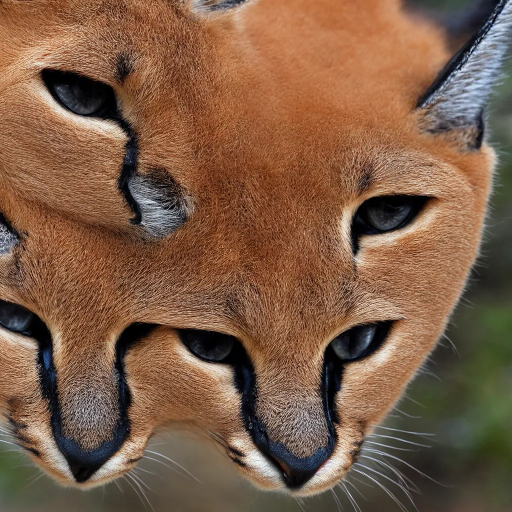 Prompt: cute caracal texture, 4k