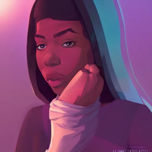 Image similar to Octavia Butler as Lauren Olamina, ambient lighting, 4k, anime key visual, lois van baarle, ilya kuvshinov, rossdraws, artstation