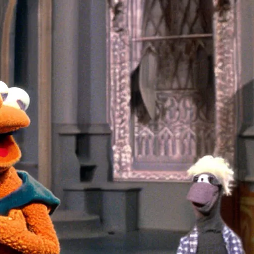 Image similar to merlin in the muppet show, disney