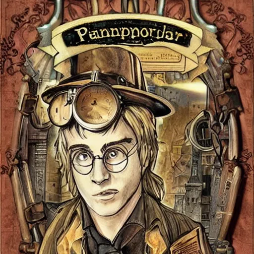 Image similar to Steampunk Harry Potter