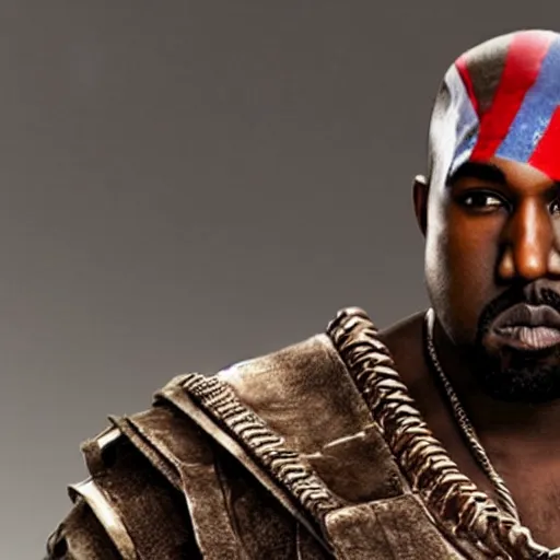 Image similar to Kanye west in God of war