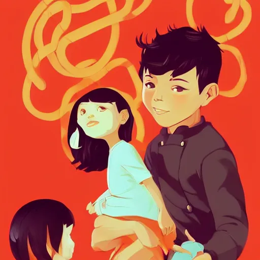 Prompt: a sweet nice looking moloch eating babies. clean cel shaded vector art. shutterstock. behance hd by lois van baarle, artgerm, helen huang, by makoto shinkai and ilya kuvshinov, rossdraws, illustration, art by ilya kuvshinov