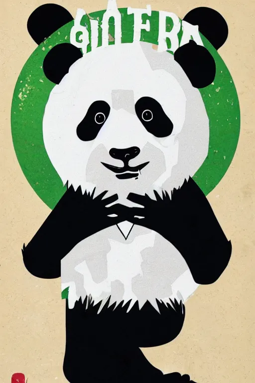 Image similar to gangster panda