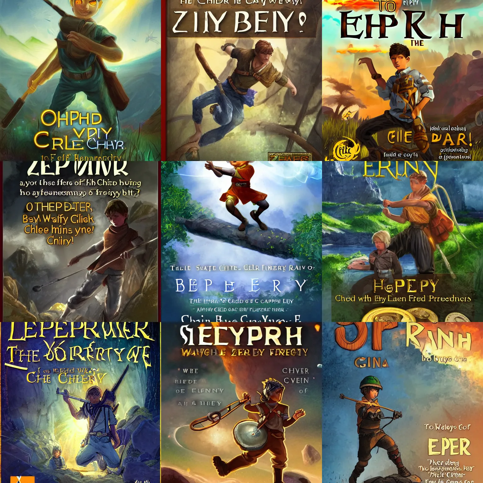 Prompt: To avoid his fate as a Breaker Boy – Children forced to work the mines – Zephyr must find a way to earn enough coin to buy his freedom and escape the city of Crater, epic fantasy book cover