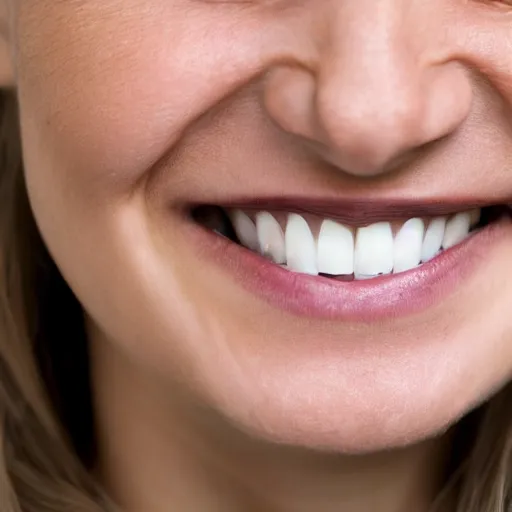 Prompt: close up of a person smiling