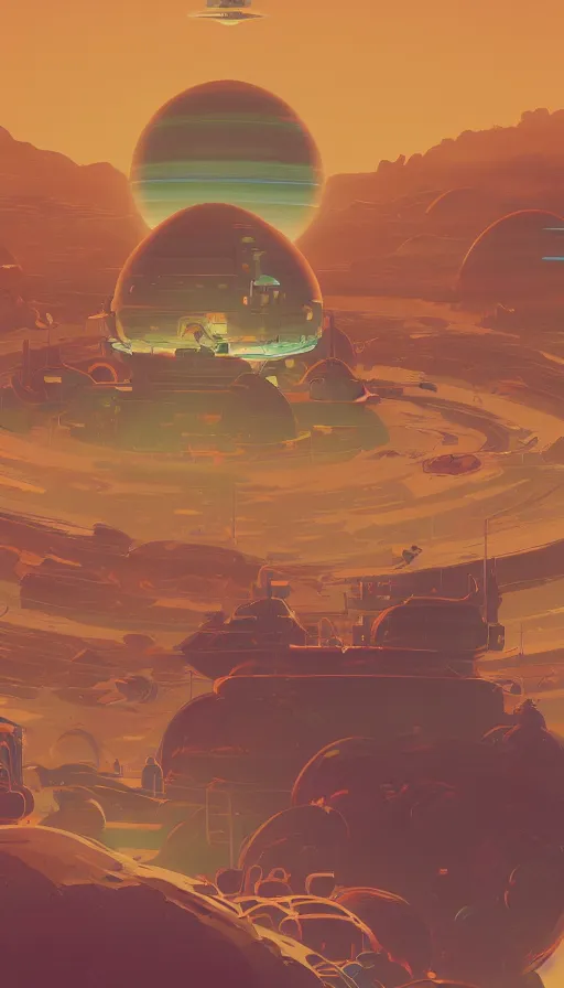 Image similar to crypt planet in space, sharp focus, james gilleard, moebius, print, cinematic, game art