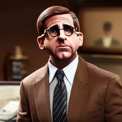 Prompt: steve carrell as a popcorn kernel, realistic, hyperrealistic, ultra realistic, real, real world, highly detailed, very detailed, extremely detailed, intricate details, 8 k resolution, hd quality