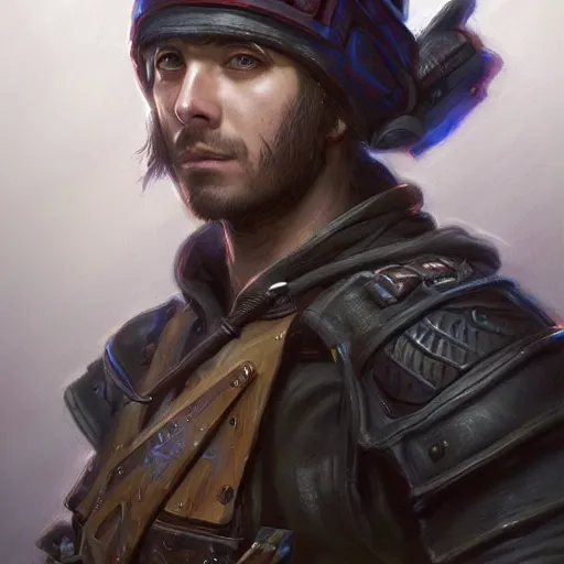 Image similar to The CS:GO professional player KennyS as a fantasy D&D character, portrait art by Donato Giancola and Bayard Wu, digital art, trending on artstation, 4k