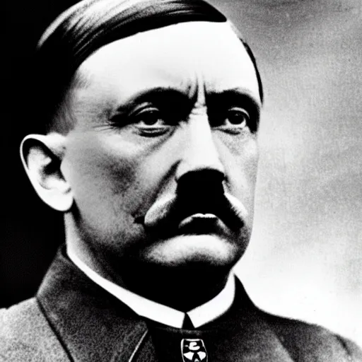 Image similar to adolf hitler with black skin color